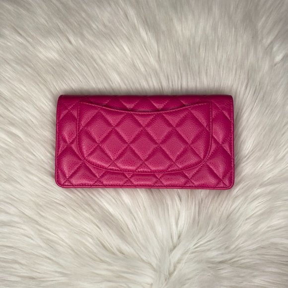 Chanel Quilted Lambskin Caviar Leather Wallet - Picture 16 of 16